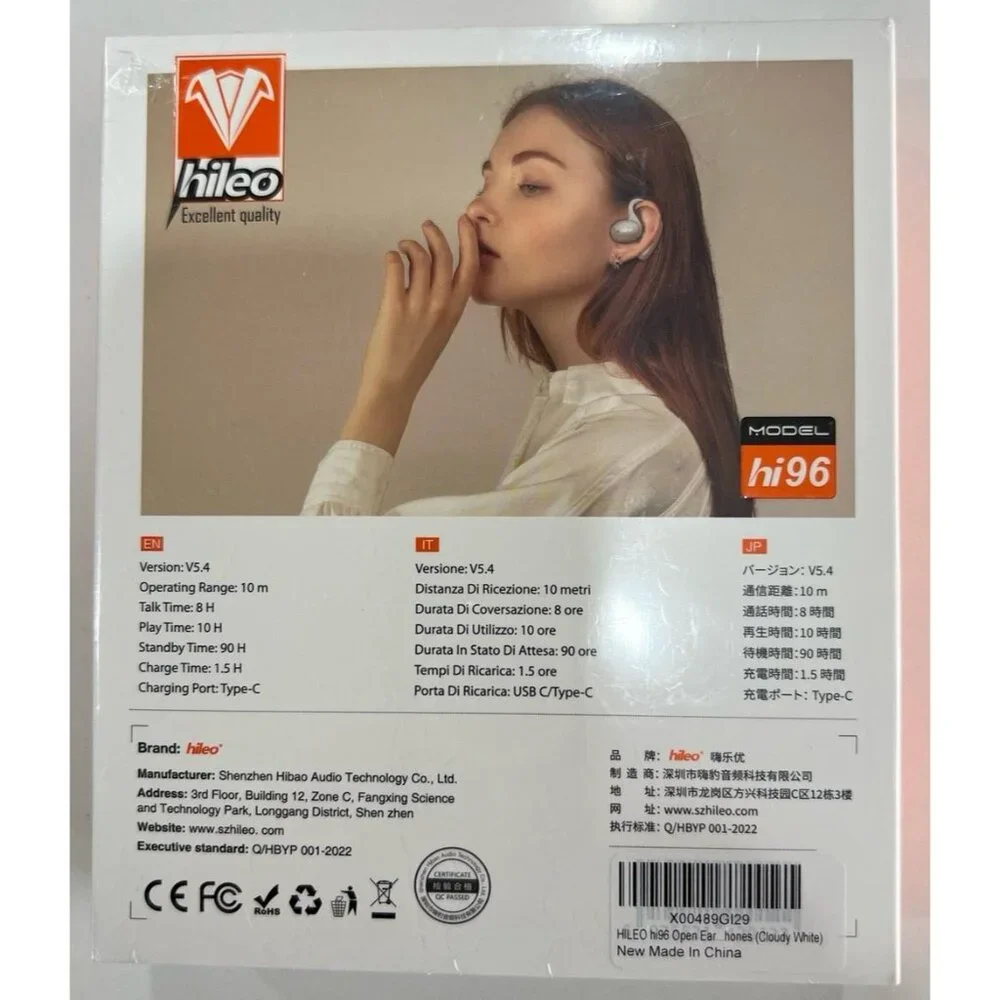 Open Ear Headphones,Wireless Bluetooth 5.3 Air Conduction
